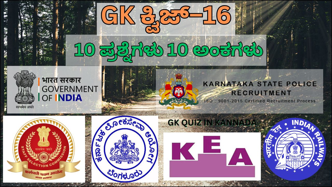 GK Quiz in Kannada