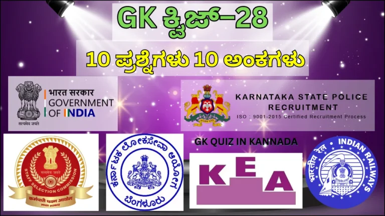 GK Quiz in Kannada-28