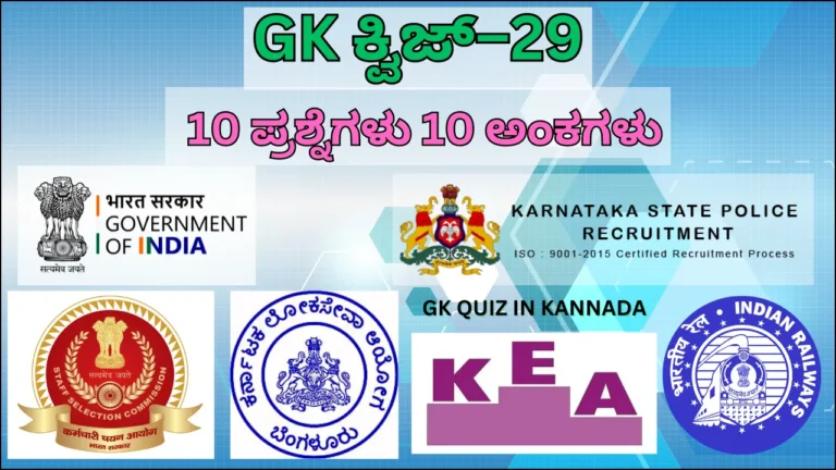 GK Quiz in Kannada-29