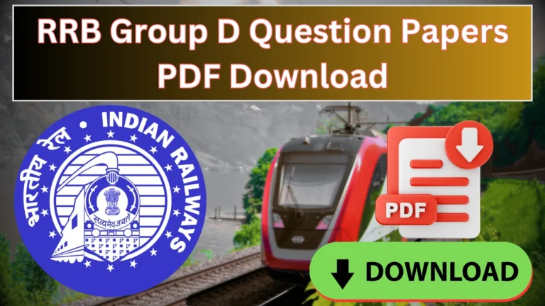 RRB Group D Question Papers PDF Download