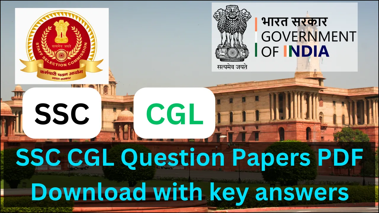 SSC CGL Question Papers PDF Download